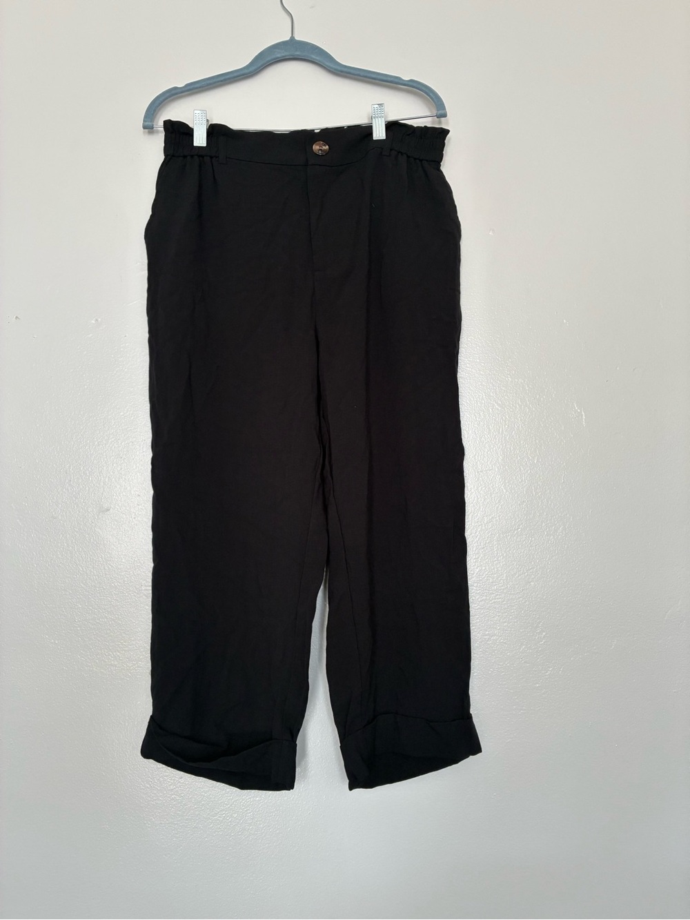 Halara Black Linen Pants